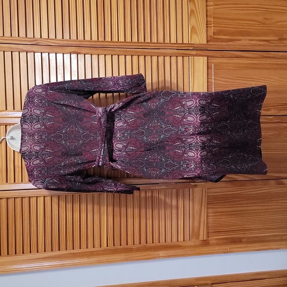 Emma & Michelle Wrap Dress  size Medium - Picture 3 of 5